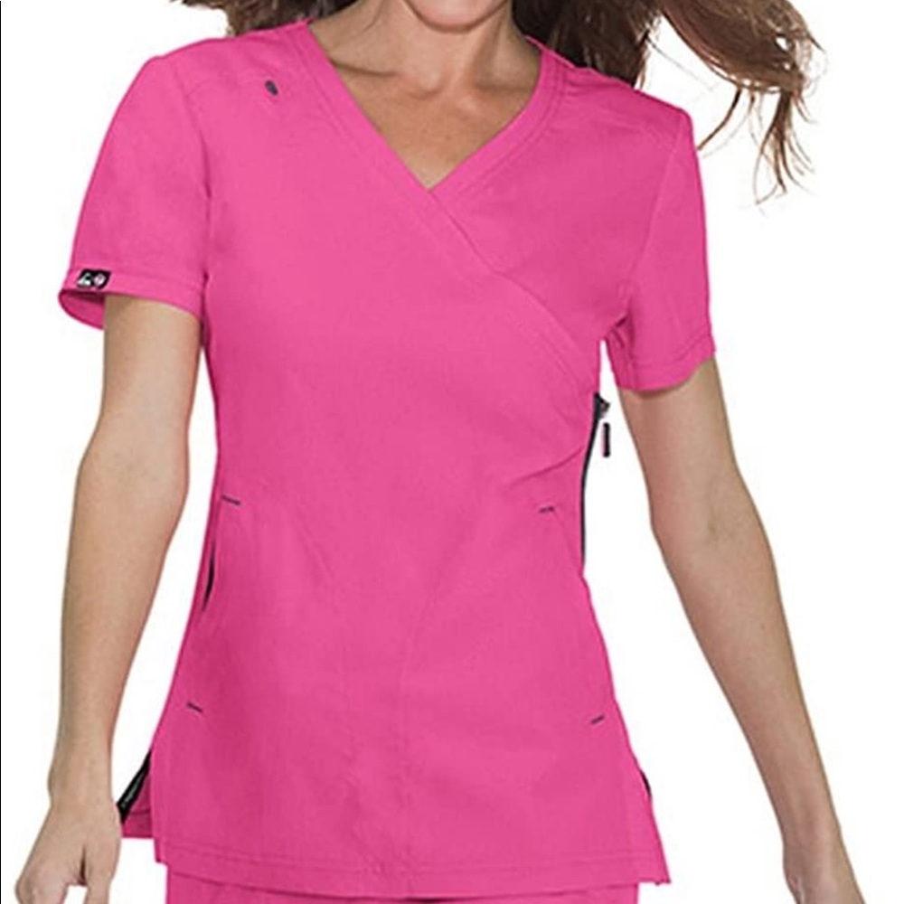 KOI LITE SLIM FIT FUCHSIA SCRUBS